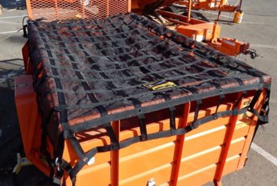 Image showing  88 in. x 160 in. Heavy-Duty Trailer Cargo Net for 16 ft. x 12 ft. Trailers