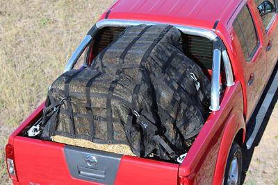 Image showing 5 th Gladiator 88 in. x 160 in. Heavy-Duty Trailer Cargo Net for 16 ft. x 12 ft. Trailers