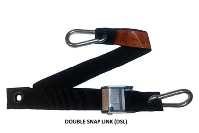 Gladiator 36 in. Double Snap Link Attachment Straps, Zinc Plated Steel Carabiner, 2 pk.