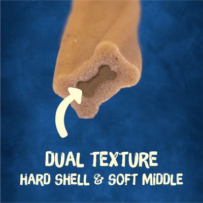 Image showing  Bone Adult Dog Chew Bone Treats, Peanut Butter, 6 ct. Pouch