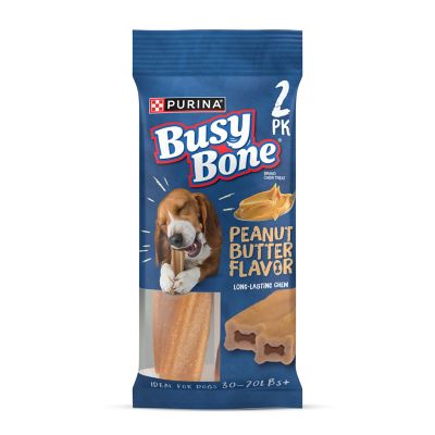 Purina Busy Bone Busy Bone 7 oz. 2 ct. Peanut Butter Small/Medium