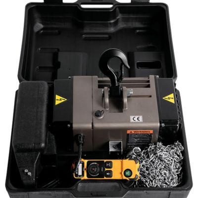 Image showing  1/8 Ton 10 ft. Lift Trademaster Electric Chain Hoist, 1 Phase