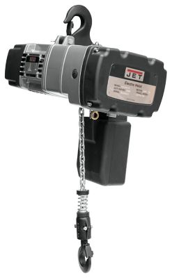 Image showing 5 th JET 1/8 Ton 20 ft. Lift Trademaster Electric Chain Hoist, 1 Phase
