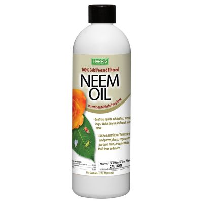 Harris 12 oz. Neem Oil Concentrate Spray for Plants, 100% Cold Pressed