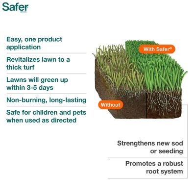 Image showing 9 th Safer Brand 20 lb. 5,000 sq. ft. Lawn Restore Fertilizer
