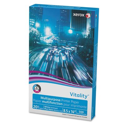 Xerox Vitality Multipurpose Print Paper, Legal, 92 Brightness, 20 lb., White, 500-Pack