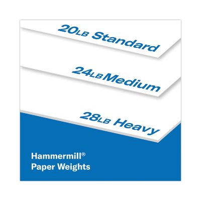 Image showing 7 th Hammermill Great White 30 Recycled Print Paper, 92 Brightness, 20 lb., 8.5 in. x 11 in., White, 10-Pack