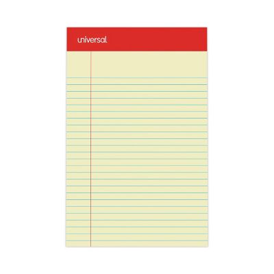 Universal Perforated Ruled Writing Pads, Narrow Rule, 5 x 8in., 50 Sheets, 12-Pack