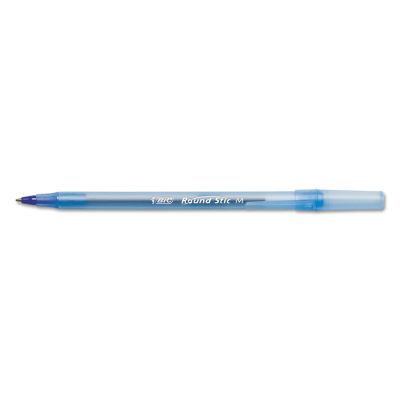 Image showing  Round Stic Xtra Life Stick Ballpoint Pens, Blue, 1 mm, 12-Pack
