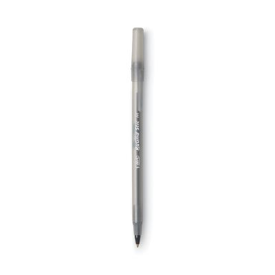 Image showing  Round Stic Xtra Life Stick Ballpoint Pens, Black, 1 mm, 60-Pack