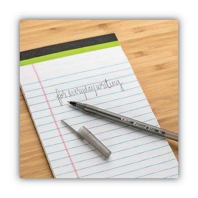 Image showing  Round Stic Xtra Life Stick Ballpoint Pens, Black, 1 mm, 60-Pack