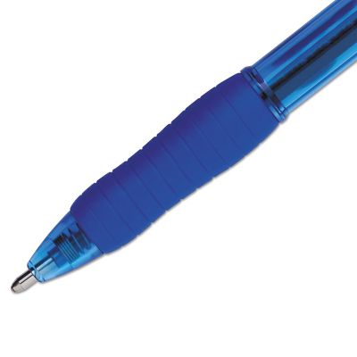 Image showing  Profile Retractable Ballpoint Pens, Blue, Bold 1.4 mm, 12-Pack