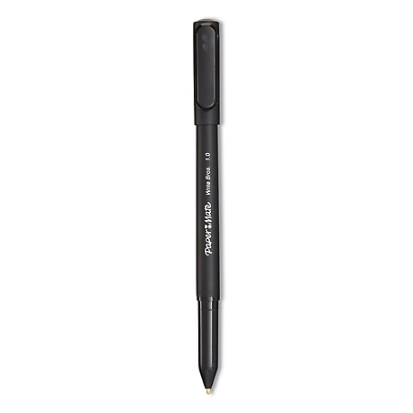 Paper Mate Write Bros. Stick Ballpoint Pens, Medium 1 mm Tip, Black Ink/Barrel, 12-Pack