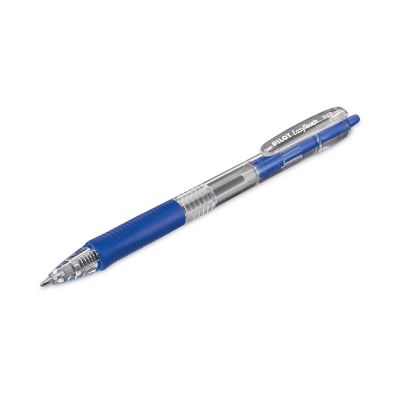 Image showing  Easytouch Retractable Ballpoint Pens, Blue, Fine 0.7 mm Tip, Clear Barrel, 12-Pack