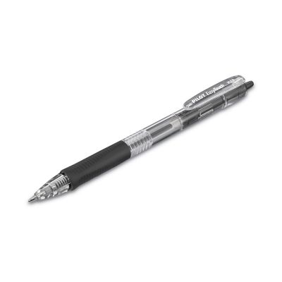 Image showing  Easytouch Retractable Ballpoint Pens, Black, Medium 1 mm Tip, Clear Barrel, 12-Pack