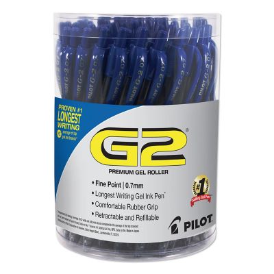 Image showing  G2 Premium Retractable Gel Pens, Fine 0.7 mm Tip, Blue Ink/Barrel, 36-Pack
