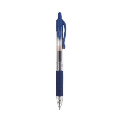 Image showing 6 th Pilot G2 Premium Retractable Gel Pens, 0.7 mm, Blue Ink, Smoke Barrel, 12-Pack