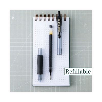 Image showing  G2 Premium Retractable Gel Pens, Fine 0.7 mm Tip, Black Ink/Barrel, 36-Pack