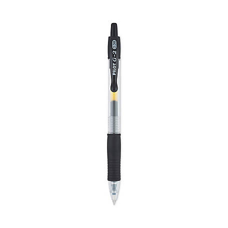 G Line Super Bright LED Retractable Ball Point Torch Pen Black Ink 