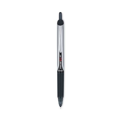 Pilot Precise V5RT Retractable Roller Ball Pens, Black, 0.5 mm