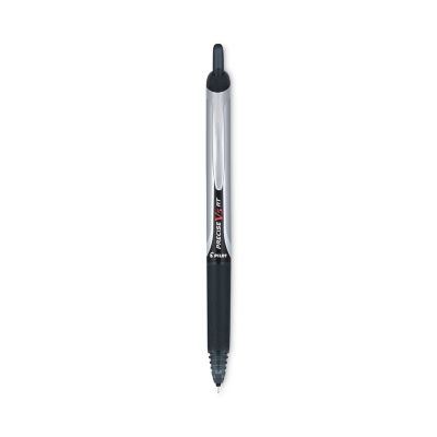 Pilot Precise V5RT Retractable Roller Ball Pens, Black, 0.5 mm
