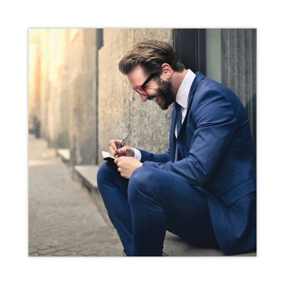 Image showing  Precise V7RT Retractable Roller Ball Pens, Fine 0.7 mm Tip, Black Ink, Black Barrel