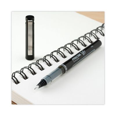 Image showing  Precise V7 Stick Roller Ball Pens, Black, Fine 0.7 mm Tip, 12-Pack