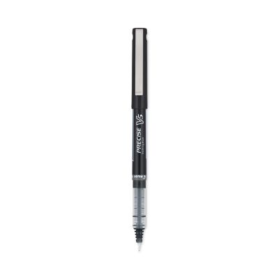 Pilot Precise V5 Stick Roller Ball Pens, Black, Extra-Fine 0.5 mm, 12-Pack