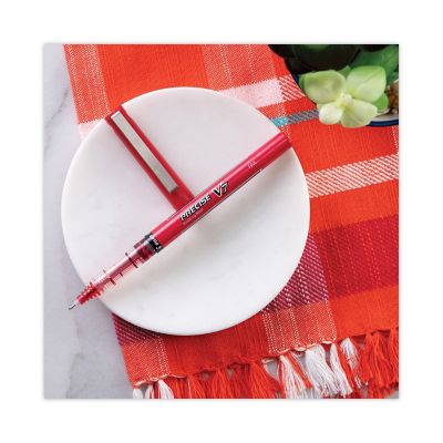 Image showing  Precise V7 Stick Roller Ball Pens, Blue, Fine 0.7 mm Tip, 12-Pack