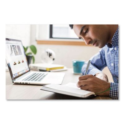 Image showing 7 th uni-ball Vision Stick Roller Ball Pens, Black, Fine 0.7 mm Tip, 12-Pack