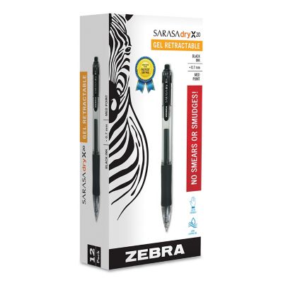 Zebra Sarasa Dry Gel X Retractable Gel Pens Medium 0 7 Mm Dozen Zeb At Tractor Supply Co