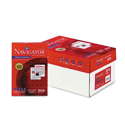 Navigator Premium Multi-Purpose Copy Paper, 97 Brightness, 20 lb., 11 in. x 17 in., White, 500 Sheets/Carton, 5 Reams/Carton