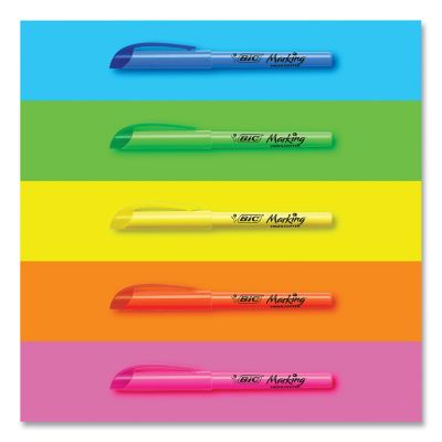 Image showing  Brite Liner Highlighters, Chisel Tip, Fluorescent Yellow, 12-Pack
