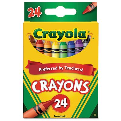 Crayola Classic Color Crayons, Peggable Retail Pack, 24 Colors