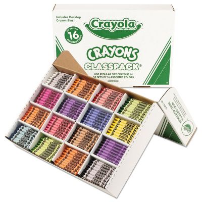 Image showing  Classpack Regular Crayons, 16 Colors, 800-Pack