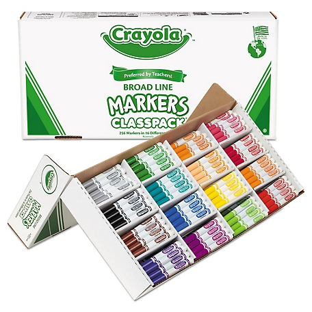 Great Value, Crayola® Non-Washable Marker, Fine Bullet Tip