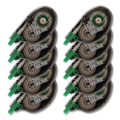 Image showing  Mono Correction Tape, 1/6 in. x 394 in., White, 10-Pack