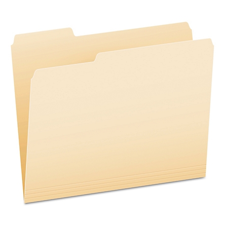 Pendaflex Manila File Folders, 1/3-Cut Tabs, Letter Size