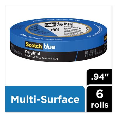 Image showing 5 th ScotchBlue Original Multi-Surface Painter's Tape, 0.94 in. x 60 yd., Blue, 6-Pack