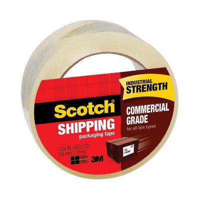 Image showing  3750 Commercial-Grade Packaging Tape, 3 in. Core, 1.88 in. x 54.6 yd., Clear