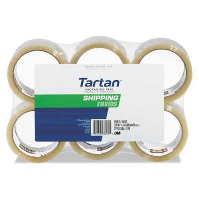 Image showing  3710 Packaging Tape, 3 in. Core, 1.88 in. x 54.6 yd., Clear, 6-Pack