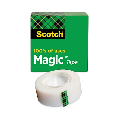 Scotch Magic Tape Refill, 1 in. Core, 0.75 in. x 36 yd., Clear