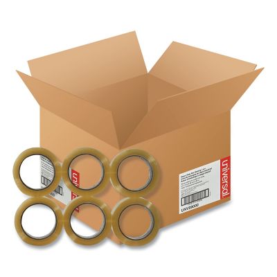 Universal Heavy-Duty Box Sealing Tape, 3 in. Core, 1.88 in. x 54.6 yd., Clear, 36-Pack