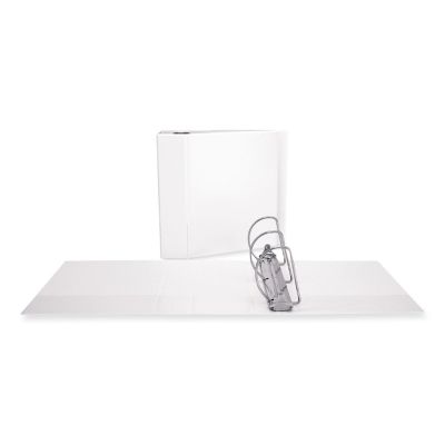 Universal Slant-Ring View Binder, 3 Rings, 5 in. Capacity, 11 in. x 8.5 in., White