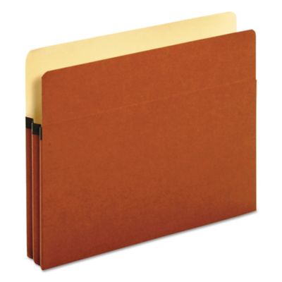 Universal Redrope Expanding File Pockets, 1.75 in. Expansion, Letter Size, Redrope, 25 pk.