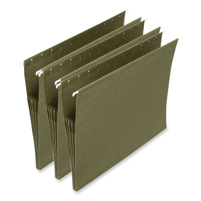 Universal Hanging Box Bottom File Pockets, Letter Size, Standard Green ...
