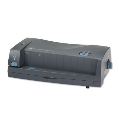 Image showing  3230 Electric 2-3 Hole Adjustable Punch, 24-Sheet Capacity, 9/32 in., Gray