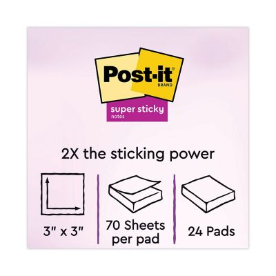 Image showing  Note Pads in Marrakesh Colors, 3 in. x 3 in., 70 Sheets, 24-Pack