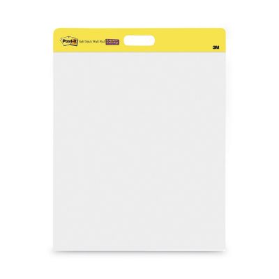 Post-it Self-Stick Wall Pad, 20 in. x 23 in., White, 20 Sheets, 4-Pack