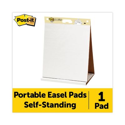 Post-it Self-Stick Tabletop Easel Pad, 20 in. x 23 in., White, 20 Sheets